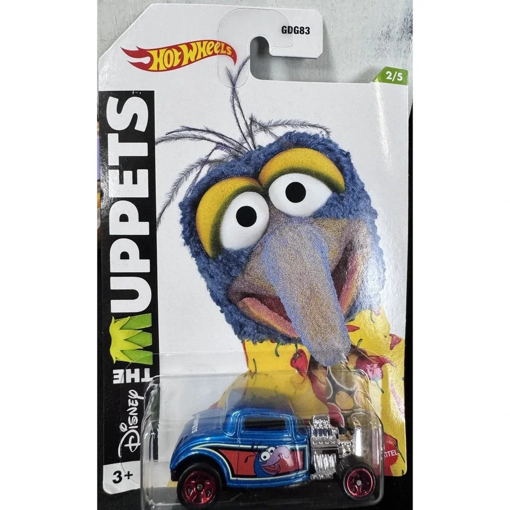 Hot Wheels Disney The Muppets Lot 3 Gonzo Fozzie Animal Character Cars NIP